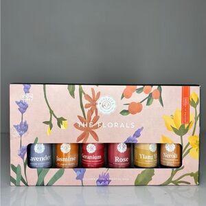 Essential Oil Set with Lavender, Jasmine, Geranium, Rose, Ylang Ylang, Neroli
